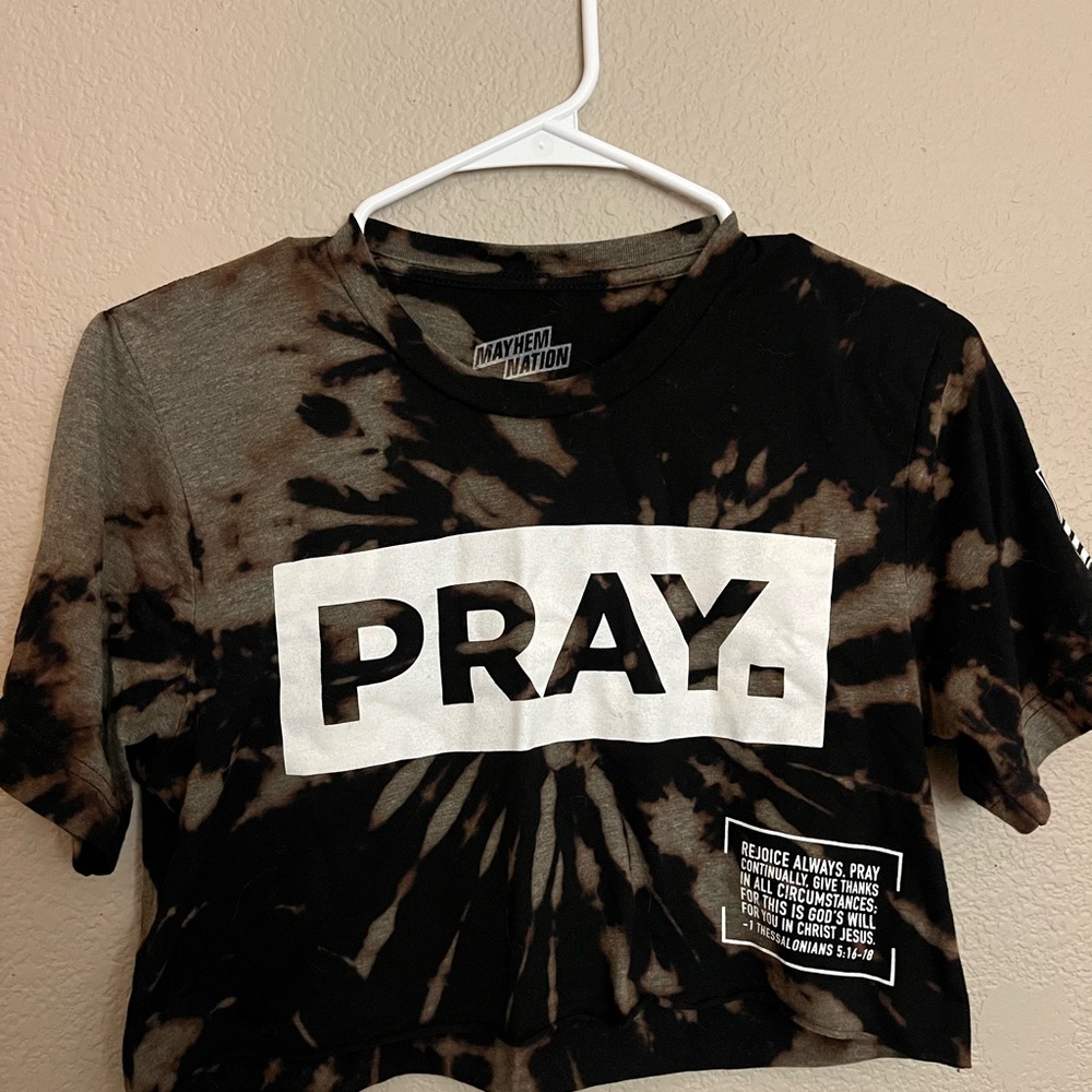 Mayhem Nation Tie-Dye Pray T-Shirt